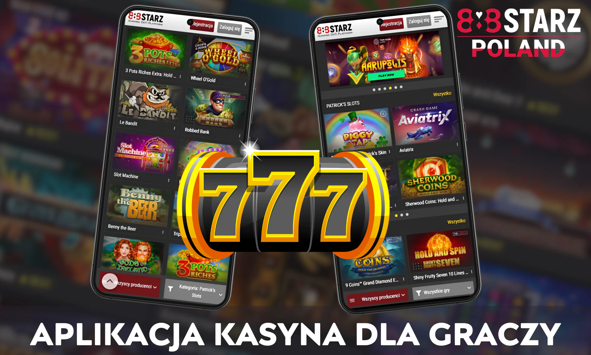 Aplikacja kasyna 888Starz w Polsce oferuje imponującą gamę ponad 2000 różnych gier