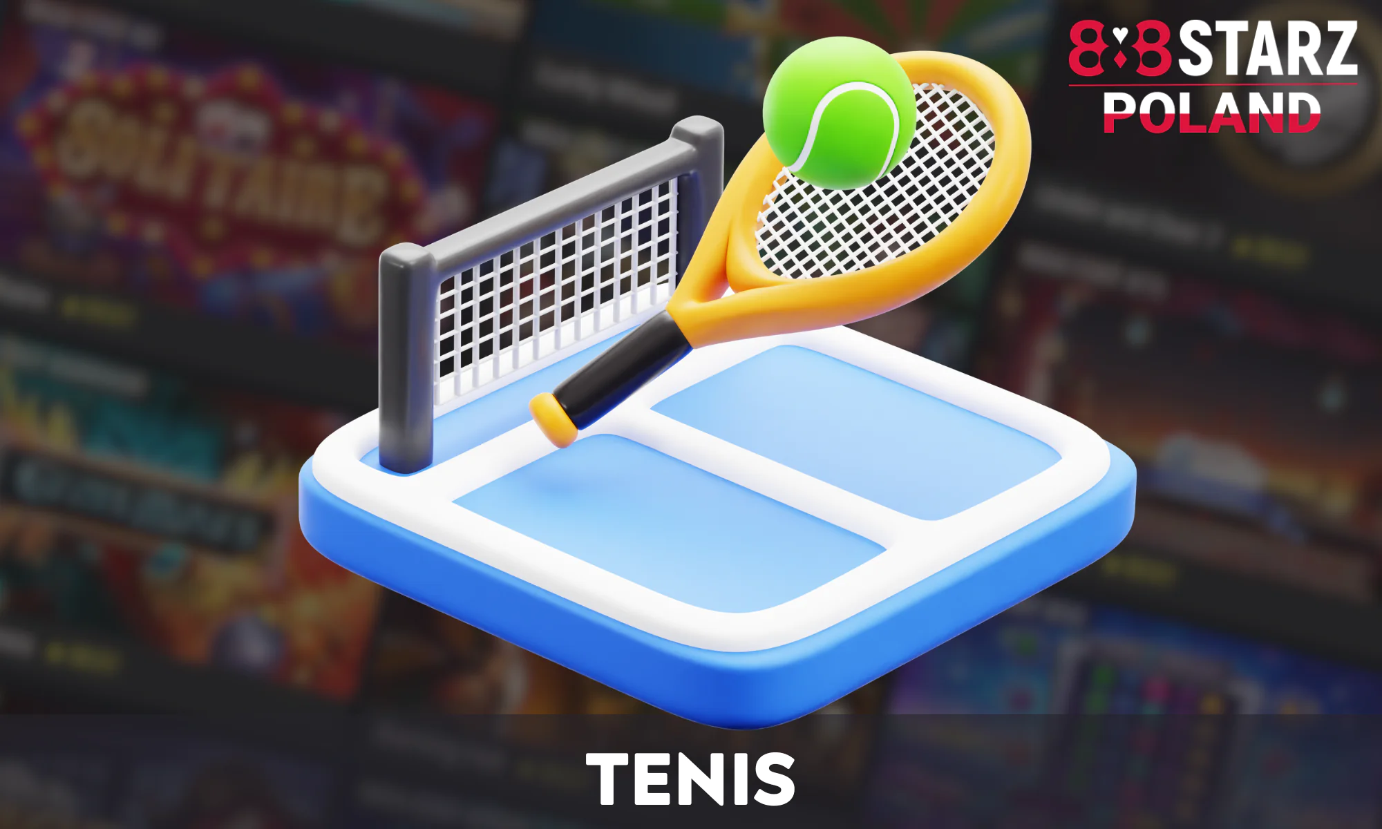 Fani tenisa znajdą doskonałe kursy i liczne rynki zakładów w 888starzs