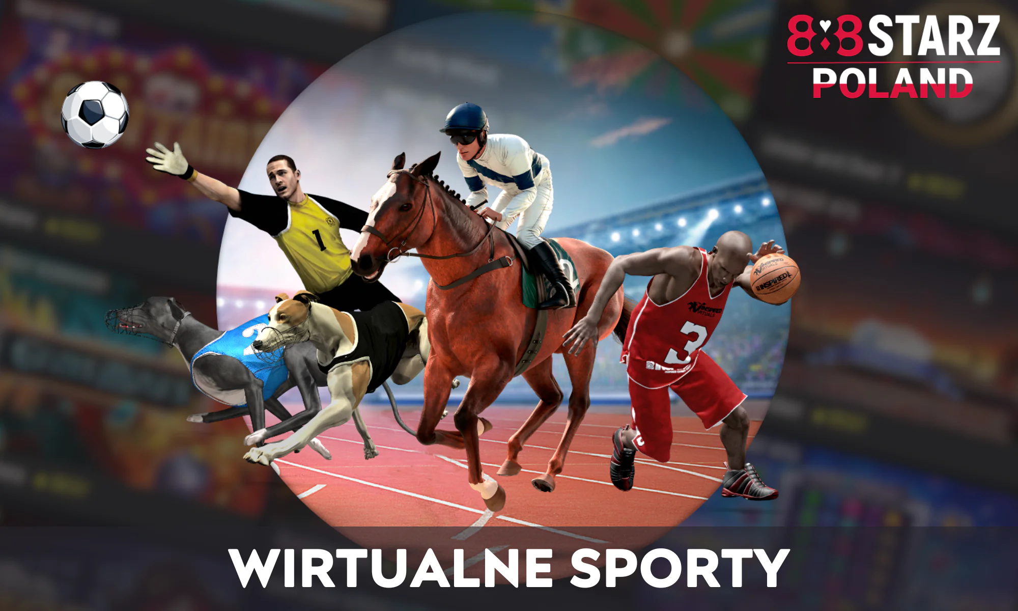 Zakłady 888 oferują specjalny rodzaj zakładów - zakłady na wirtualne gry i sporty