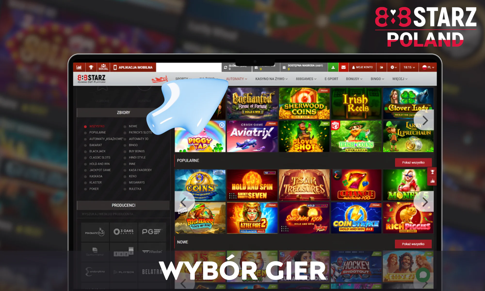 Kasyno 888Starz oferuje ponad 3000 gier kasynowych online